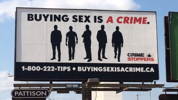 Buying Sex is a Crime Billboard